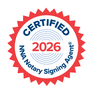NNA Certified Notary Signing Agent certification mark for Elger Barrios